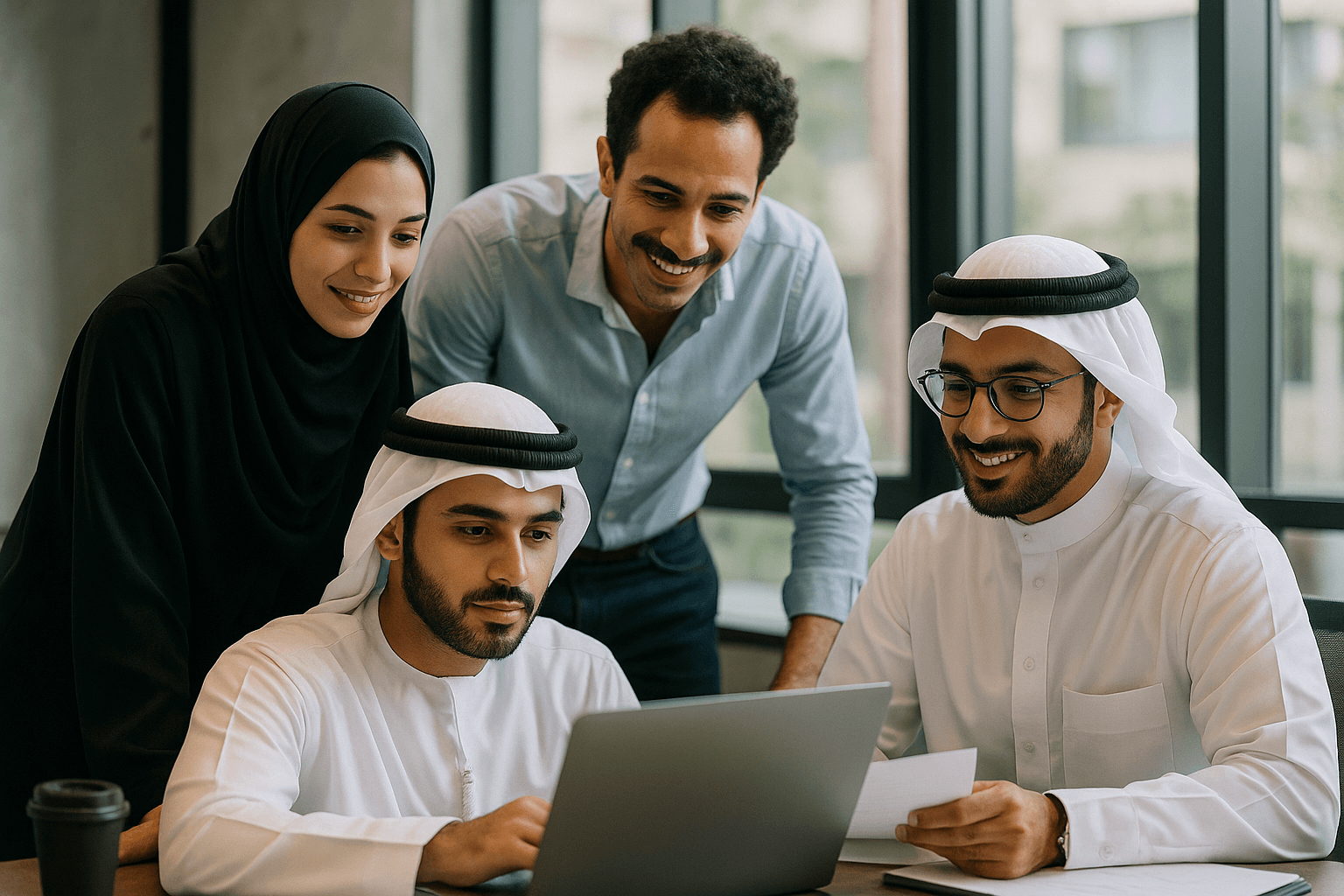 saudi men with egyptions and women